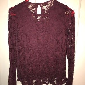 Hollister Lace Top
